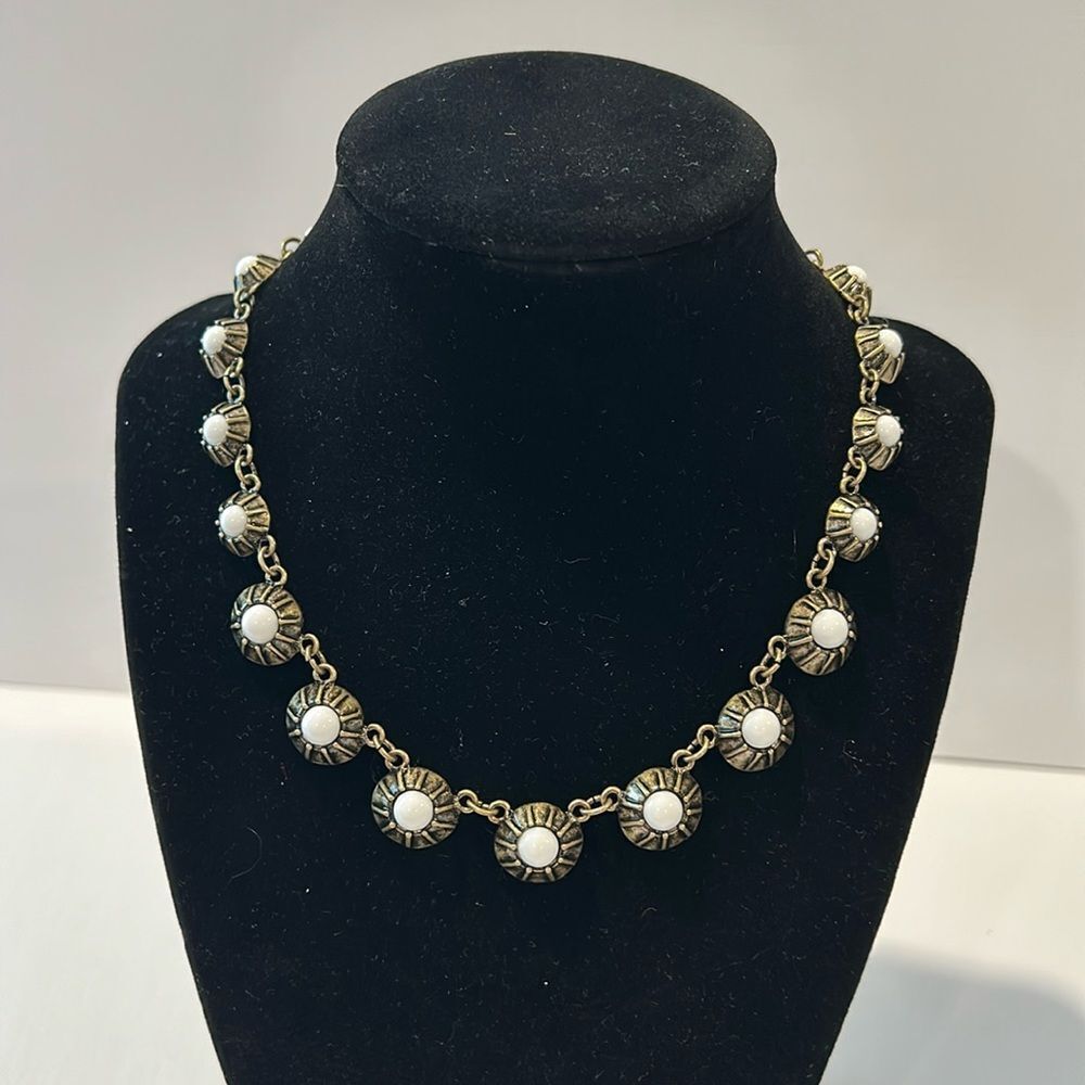 NWT Anthropologie Gold Vintage Short Necklace